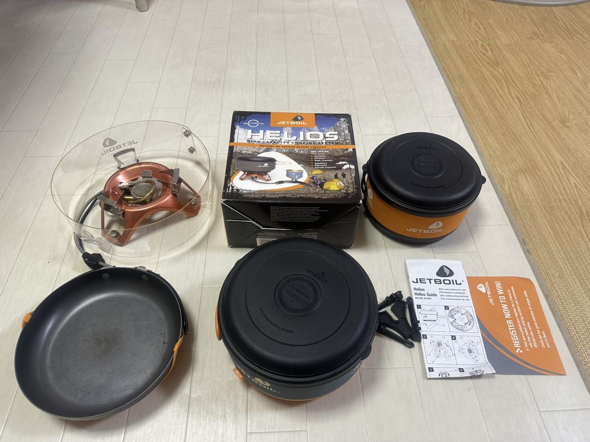 中古送料込みジェットボイルヘリオスセット