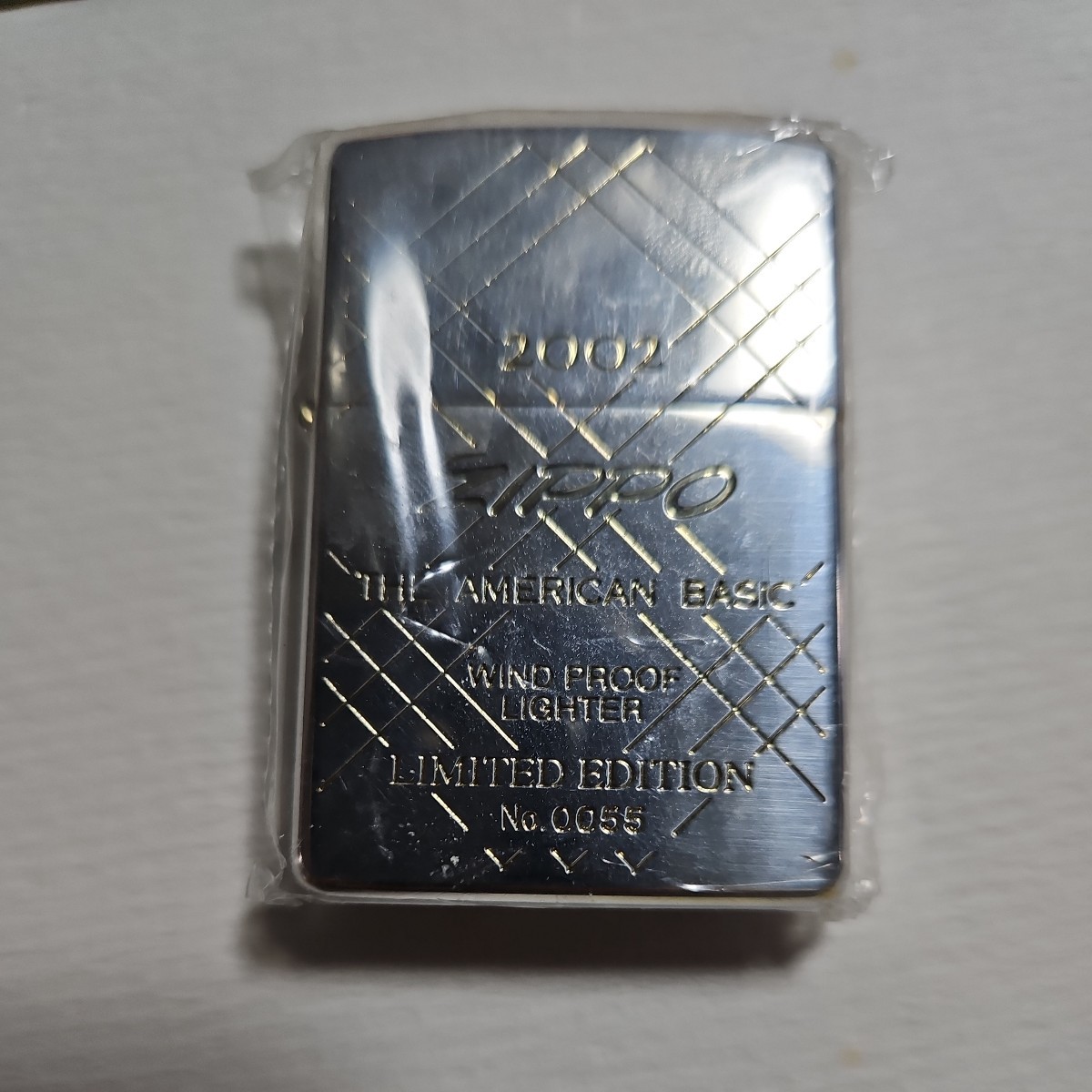 ZIPPO　LIMITED　EDITION　2002　限定版　限定No.刻印入り　銀10ミクロンメッキ