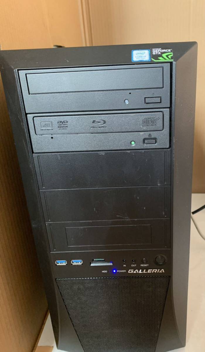 Thirdwave XV GALLERIA ガレリア ゲーミングデスクトップPC Intel Core 