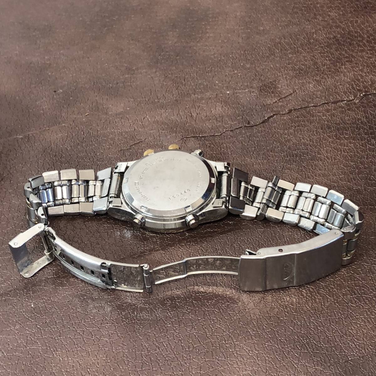 ○【MH-5303】中古品 SEIKO セイコー ムーンフェイズ 7T36-6A80 腕時計 