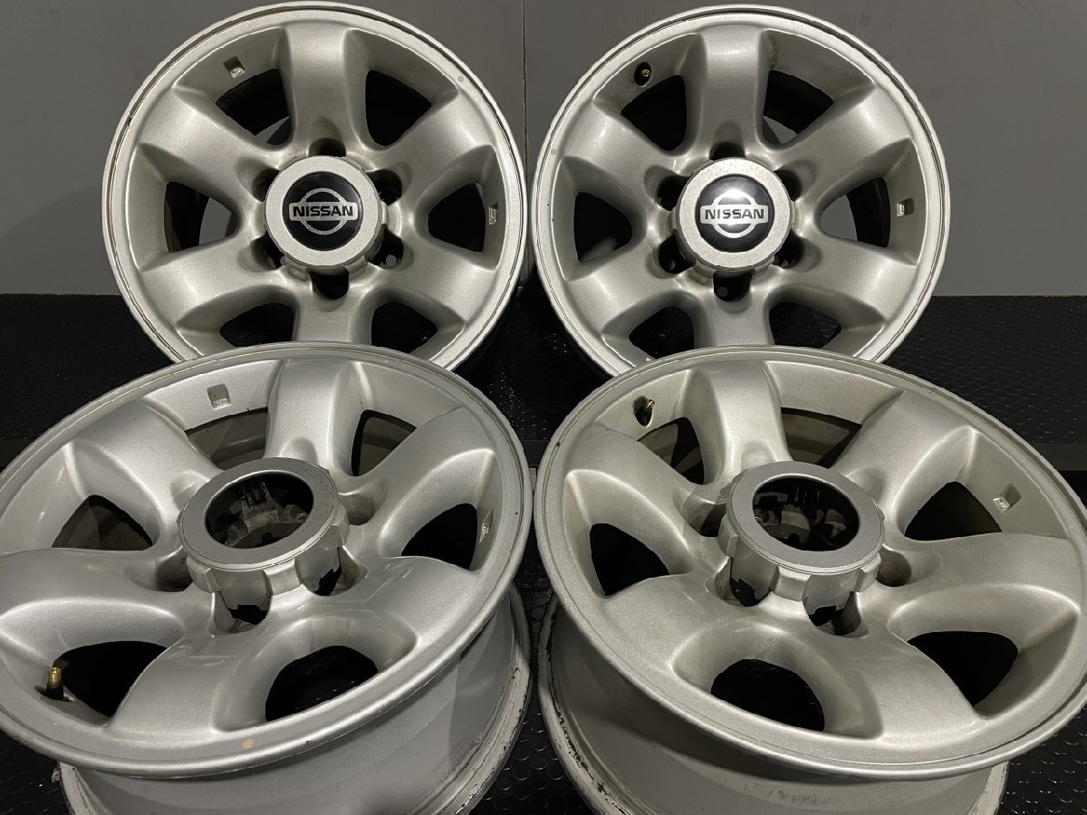 日産サファリ　16インチ シルバー 5本スポークホイール　4本 NISSAN 日産 サファリ 純正ホイール 16インチ 4本 8J6HPCD139.7+10