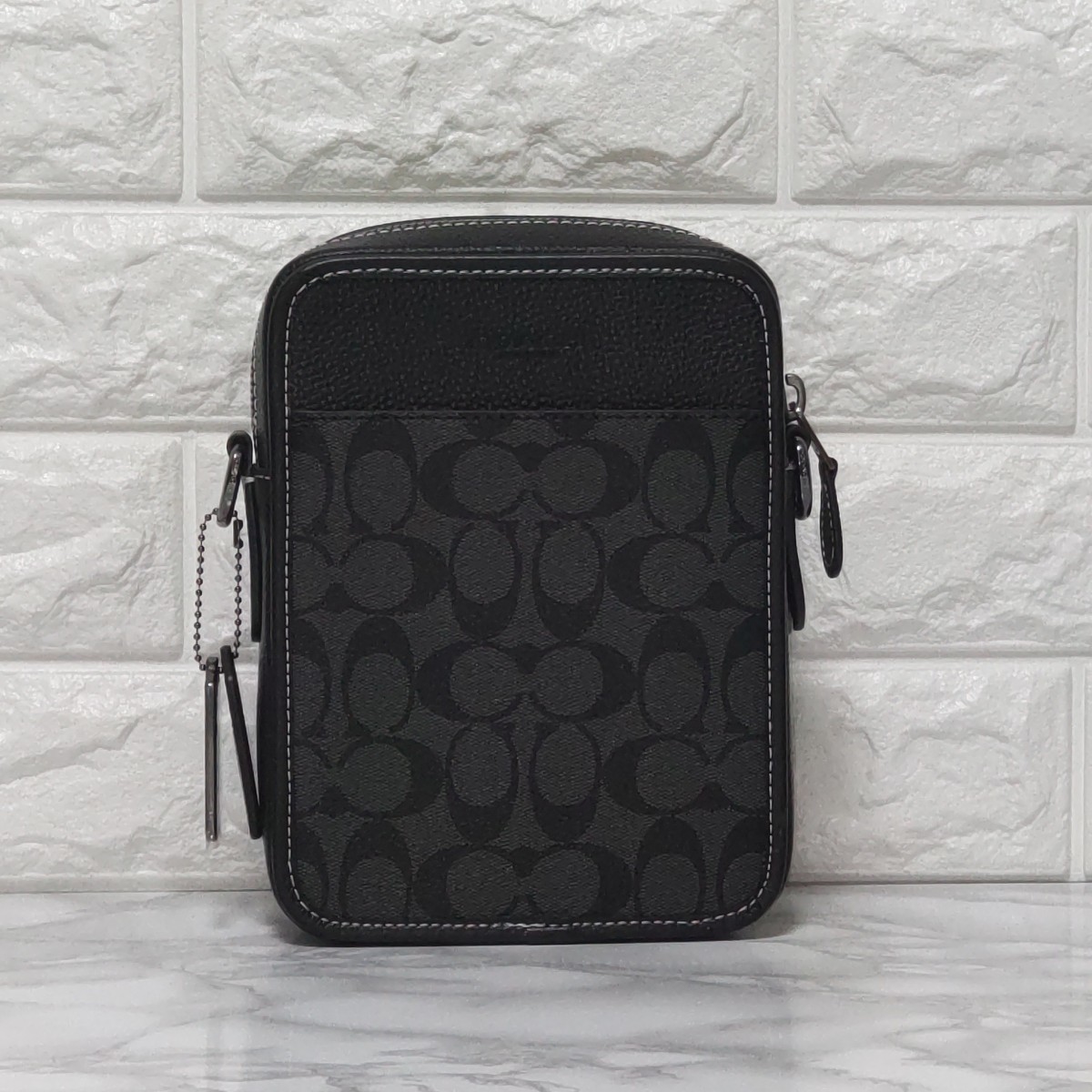 COACH コーチ ショルダーバッグ メンズ クロスボディ ブラック 新作 