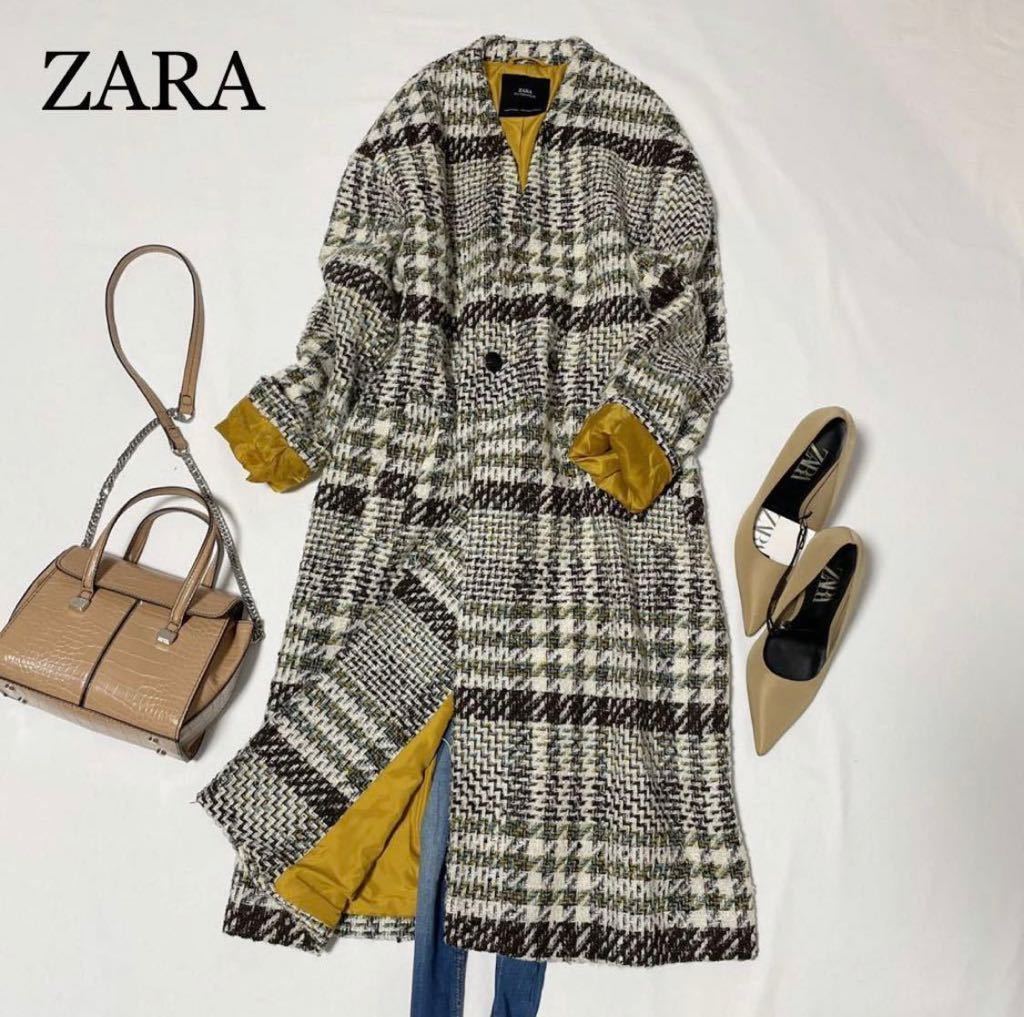 ZARA テクスチャードチェック柄ジャケット チェック柄 ZARAで見つけた 