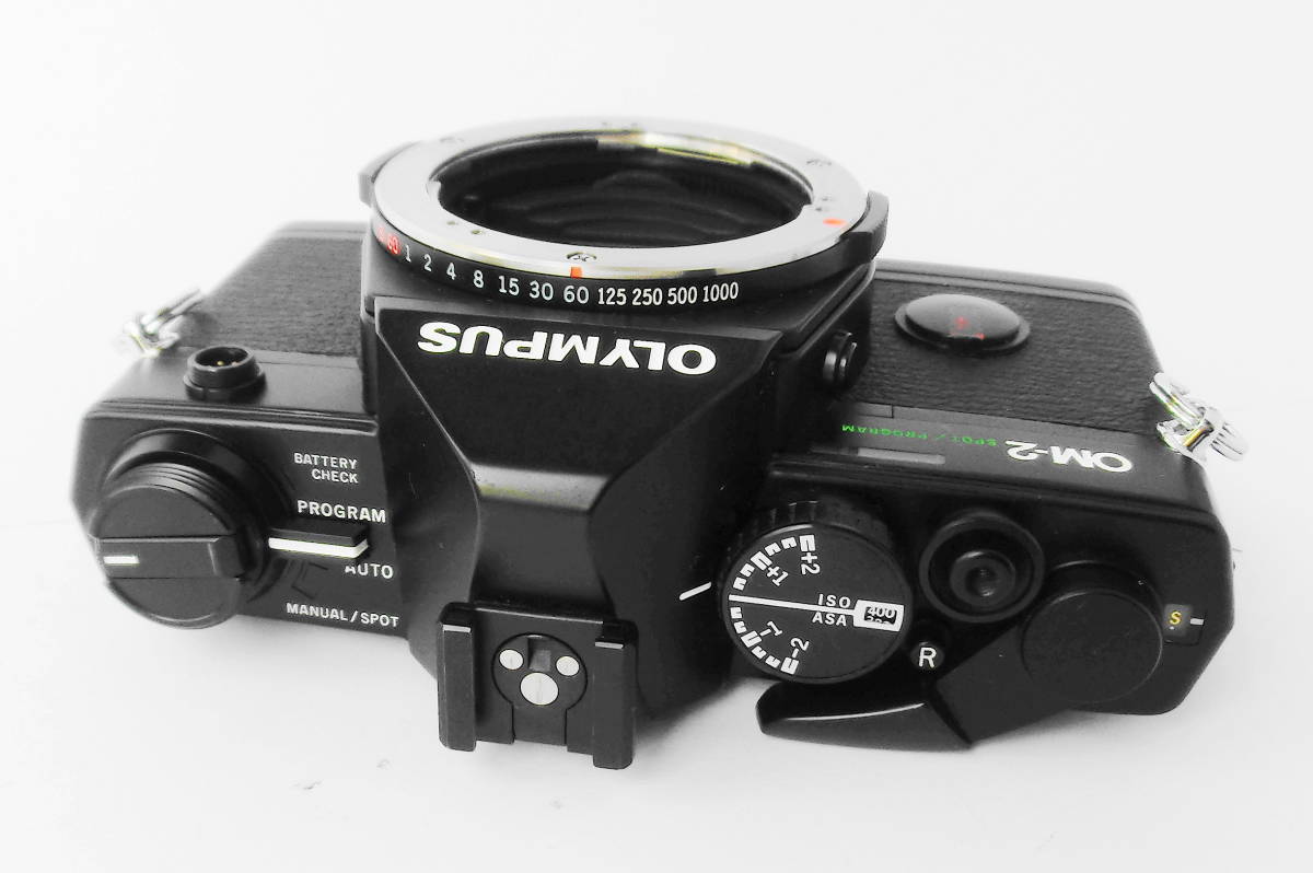 □[銀塩] ☆ オリンパス OM-2 SPOT/PROGRAM ボディ （良品）OLYMPUS