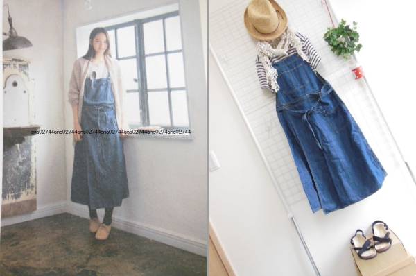 Sm2 カタログ掲載 デニム 巻きスカート風 エプロン ワンピース ワンピース 売買されたオークション情報 Yahooの商品情報をアーカイブ公開 オークファン Aucfan Com