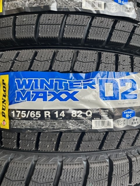 品質保証，大人気 23年製 ダンロップ スタッドレス WM02 175/65R14 4本セット(ダンロップ)｜売買されたオークション情報、yahooの商品情報をアーカイブ公開 - オークファン 14インチ