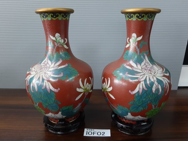 IOFO2 中国 花瓶 台座付 2点 おまとめ 【公式通販】