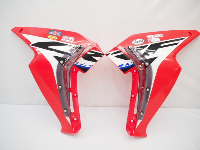 CRF250ラリーRALLY純正シュラウド左右サイドカウル サイドバイザー付き