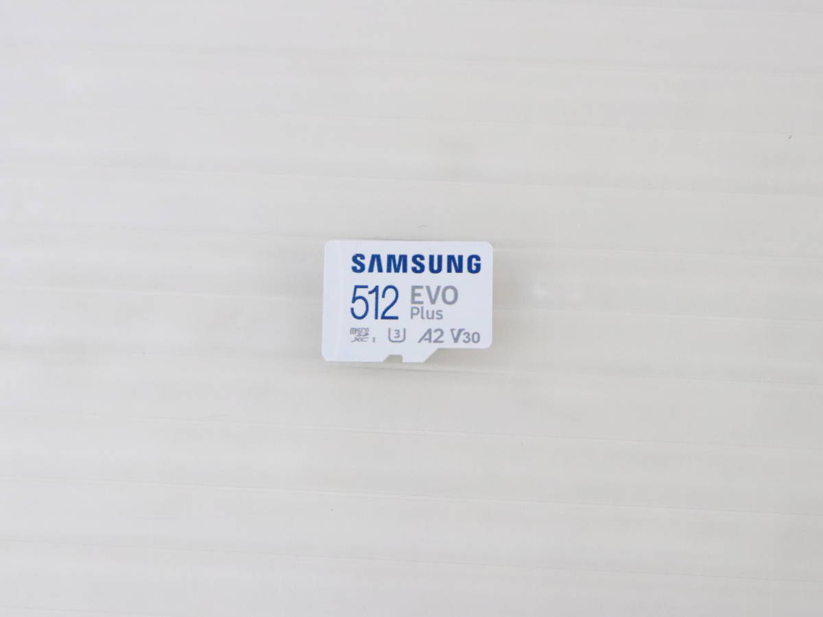 1円～★未使用品★SAMSUNG サムスン microSDXCカード 512GB Evo Plus エボブラス SDカード メモリーカード U3 Class 10 A2 Q338