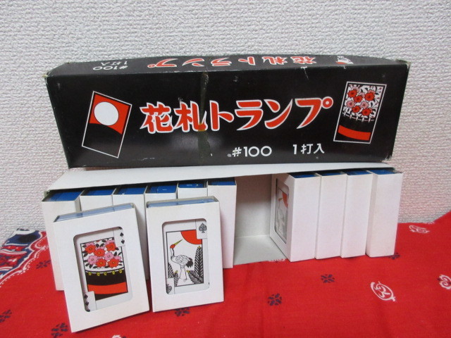 花札トランプ/トランプ/花札/カードゲーム/駄菓子屋/ビンテージ/プラ 