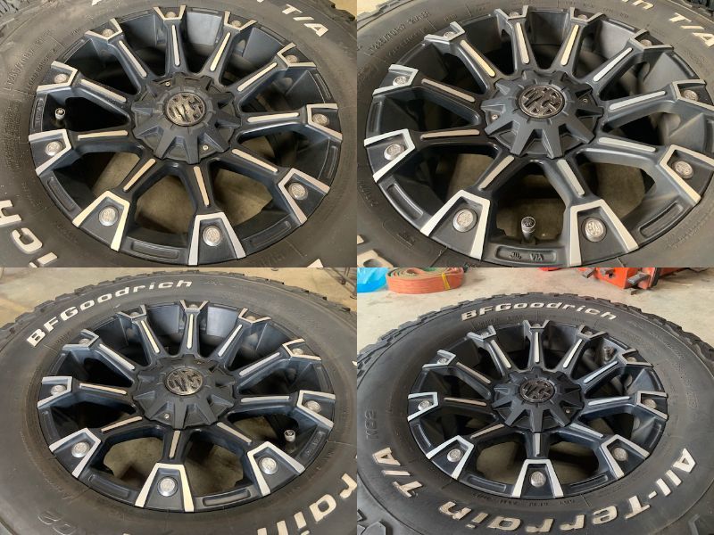 北海道発！！18年製 BFGoodrich All-Terrain T/A 285/70R17 MG MONSTER 17インチ +20 139.7 17x8J 4本セット プラド サーフ FJクルーザー T&frasl;A KO3 BFGoodrich タイヤ (BFグッドリッチ 製品シリーズから探す