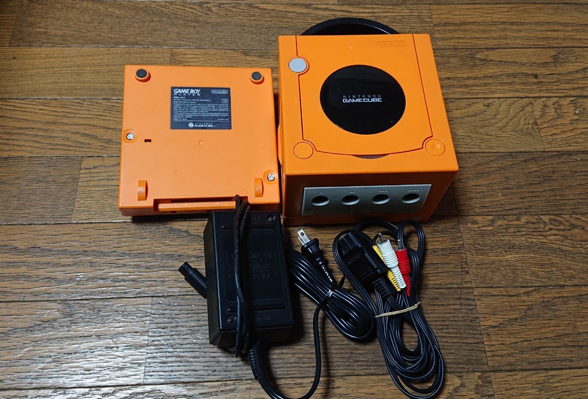 動作確認済み】ゲームキューブ オレンジ ゲームボーイプレーヤー