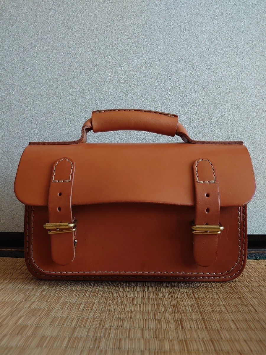 HERZ ヘルツ 二本ベルト ショルダーバッグ 本革 日本製 廃番モデル 美品