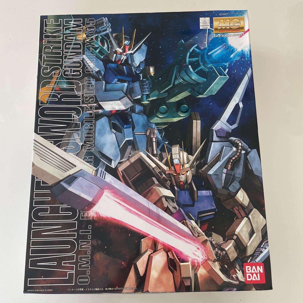 GAT-X105 ランチャー/ソードストライクガンダム （1/100スケール MG ガンダムSEED 機動戦士ガンダム 2028922）