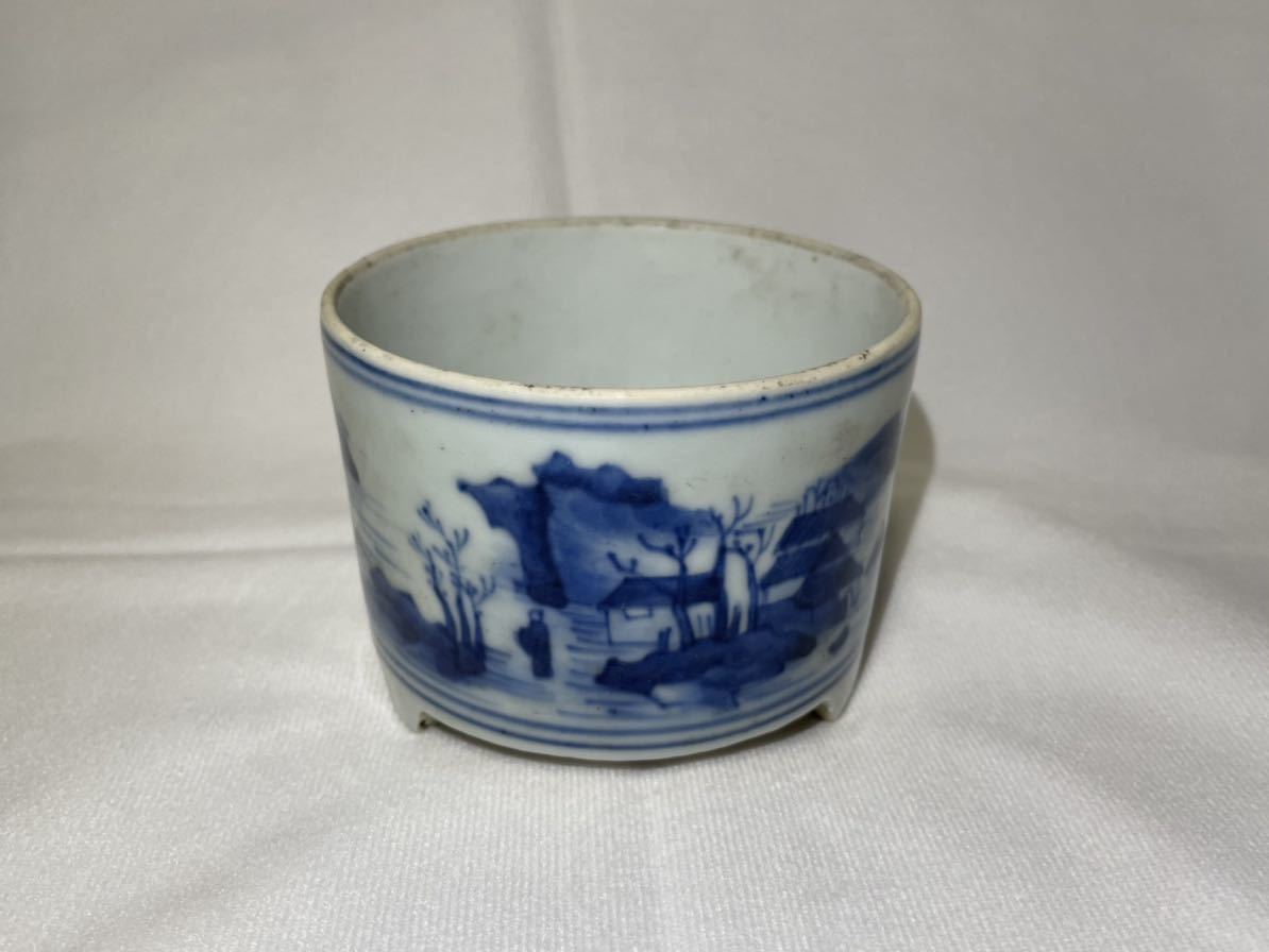 最新作，格安 清 染付 香炉 茶道具 時代物 清朝期 古物 中国美術 骨董 唐物 青花 陶磁器 文房具 唐物 小壷 煎茶道具 古玩 小壺 孟(清)｜売買されたオークション情報、yahooの商品情報をアーカイブ公開 - オー 清