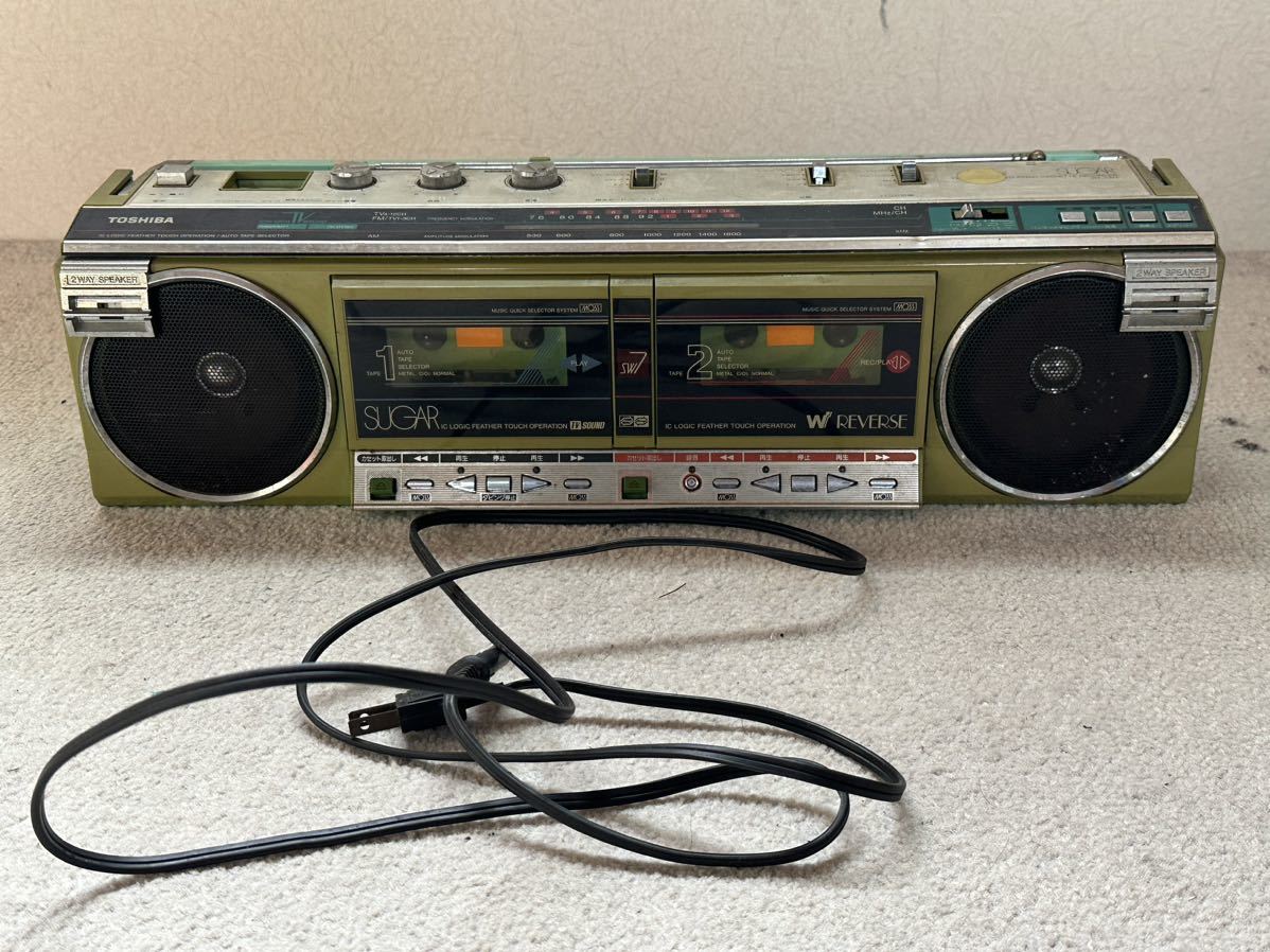 TOSHIBA RT-S87 ラジオカセットレコーダー ラジカセ 昭和レトロ
