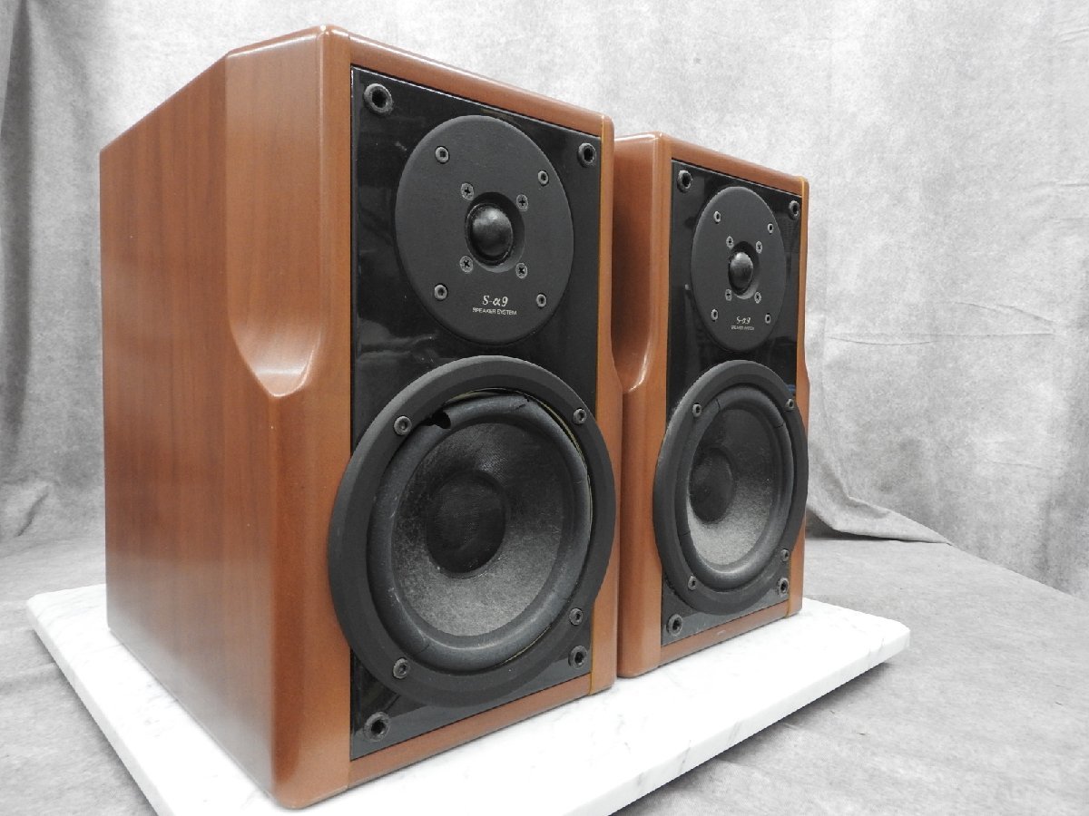 SAMUSARA　314 −2 中古美品 〇【神殿店】SANSUI/サンスイ S-α9 2WAY スピーカー ペア 〇中古〇