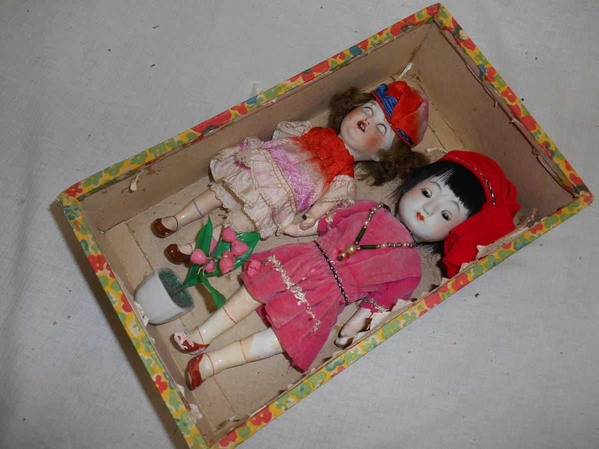 オールドノリタケ】モリムラ・ドール H46cm アンティーク ビスクドール