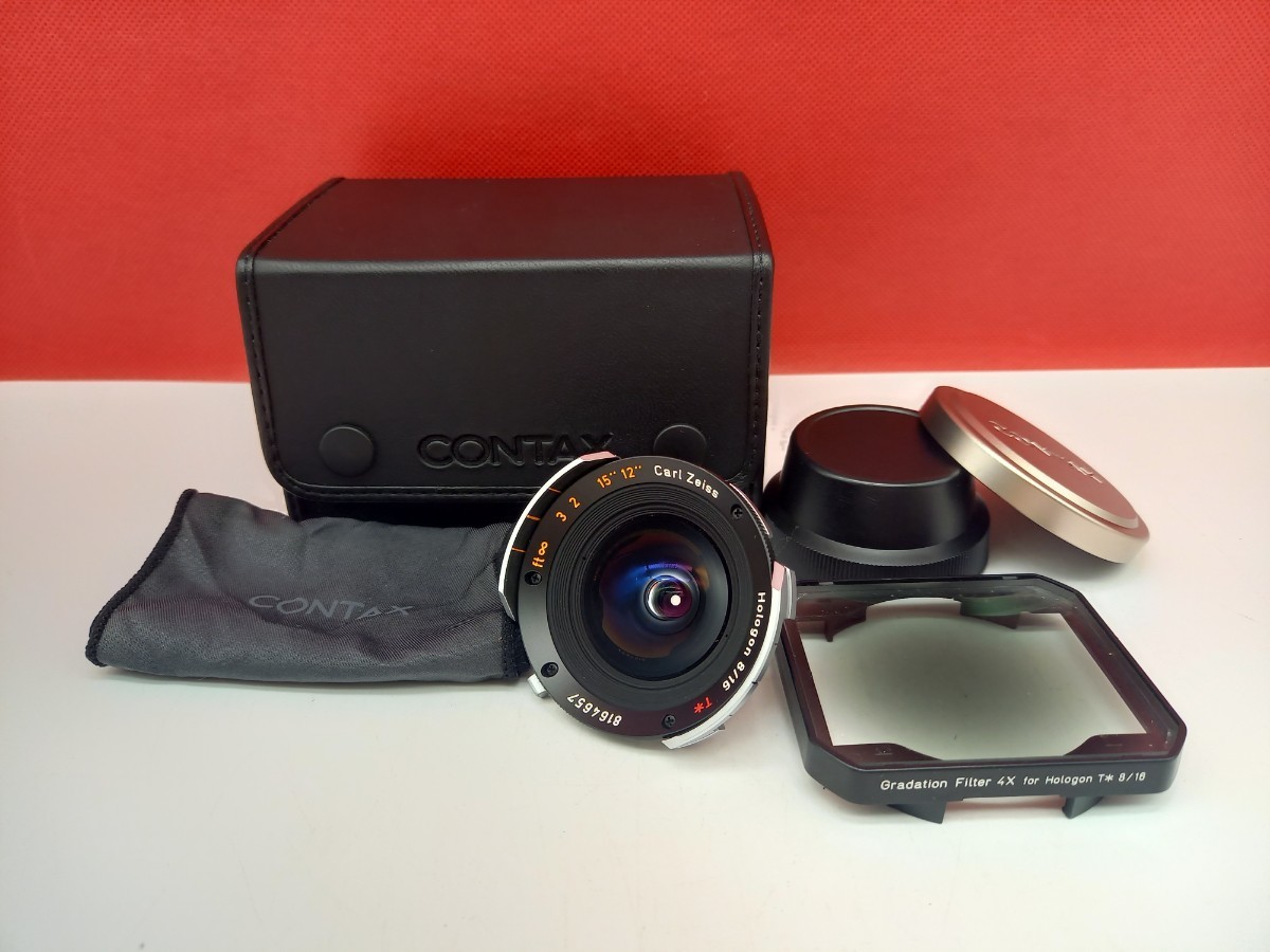 CONTAX コンタックス　CarlZeiss　Hologon 16mm F8 T* Gマウント ホロゴン　超美品　付属品完備 Carl Hologon Zeiss ☆極上品☆ ホロゴンメーカー カールツァイス