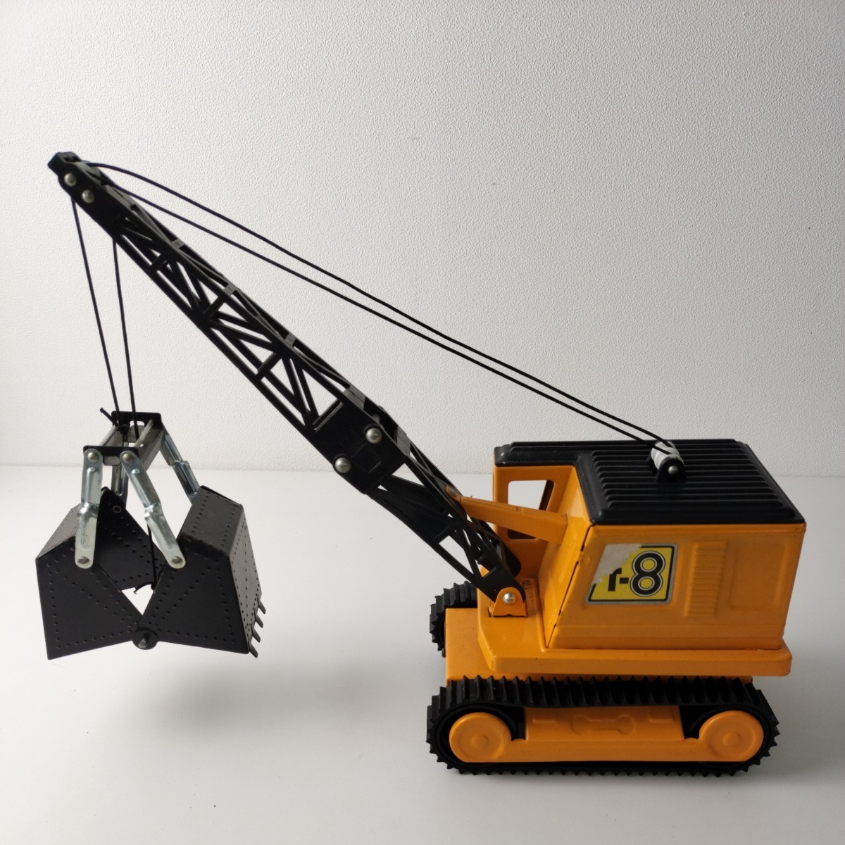 9031 Tonka/トンカ ブリキ玩具 P&H T-8 バケットクレーン車 オレンジ 