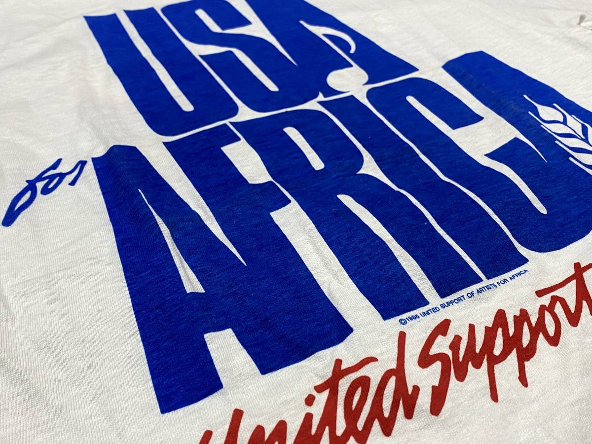 WE ARE THE WORLD USA FOR AFRICA Tシャツ / ウィーアーザワールド 