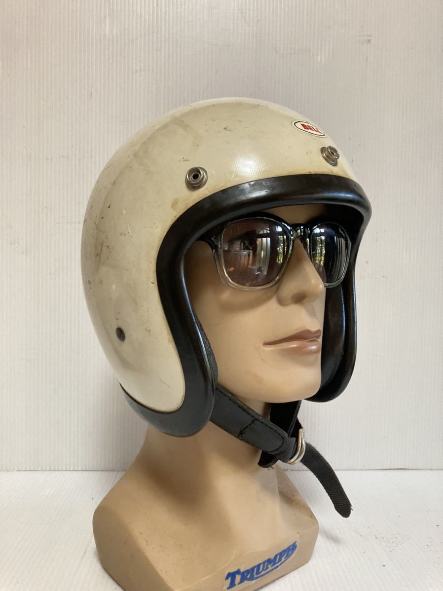 SシェルBELL1962ヴィンテージ500TXヘルメット60s銀ベルRTブコmchal