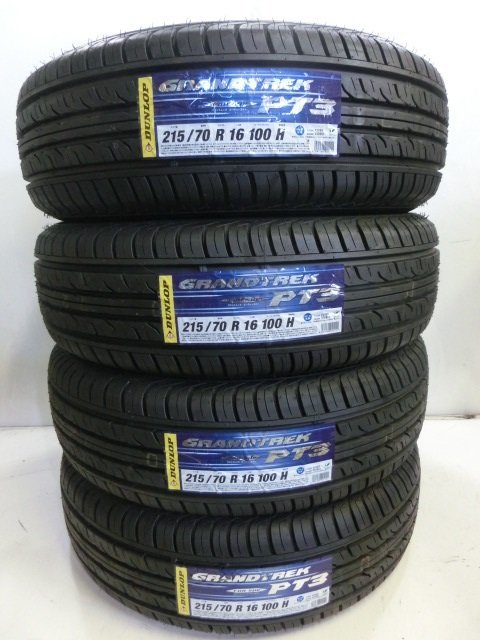 低価，本物保証 E-1104 タイヤ ダンロップ GRANDTREK PT3 215/70R16 100H 4本(中古品)｜売買されたオークション情報、yahooの商品情報をアーカイブ公開 - オークファン 16インチ