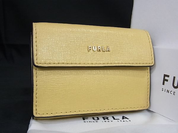 1円 □極美品□ FURLA フルラ レザー 三つ折り 財布 ミニ 1円 □極美品□ FURLA フルラ レザー 三つ折り 財布 ミニ