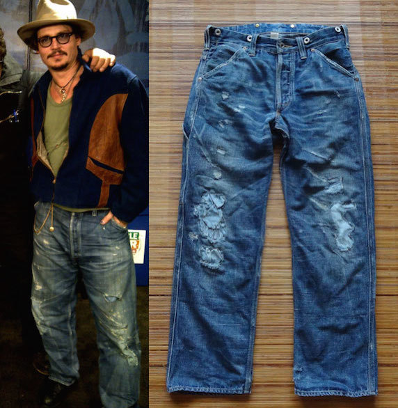 RRL ジョニーデップ Buckleback Colorado デニム W29 BALTIMORE 尾錠
