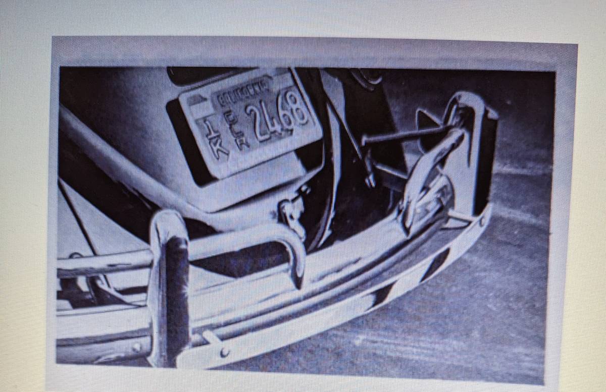 空冷　ビートル　リア　バンパーガード　ステッフェナー　中古　検　VW　空冷ワーゲン　空冷ビートル　タイプ1 type1 バンパー　_10