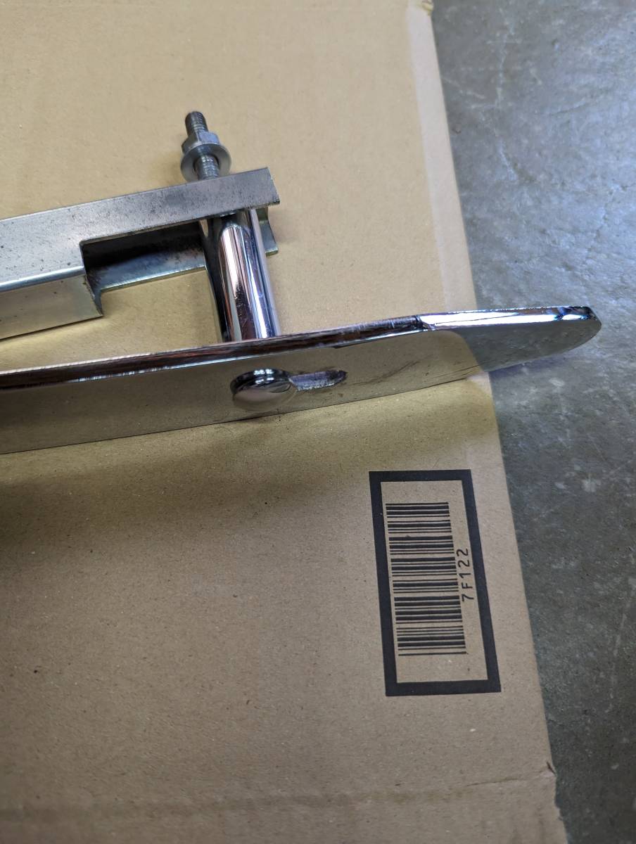 空冷　ビートル　リア　バンパーガード　ステッフェナー　中古　検　VW　空冷ワーゲン　空冷ビートル　タイプ1 type1 バンパー　_3