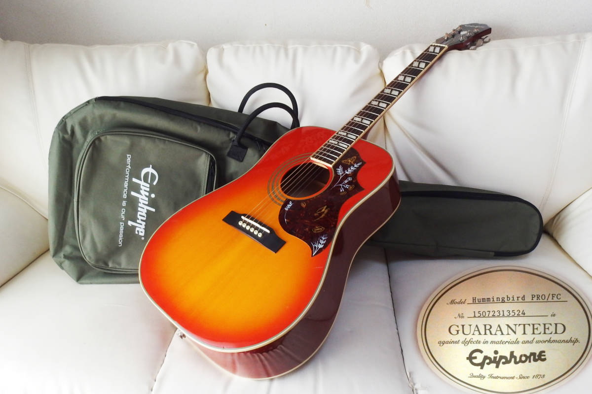 ◇Epiphone HummingBird PRO FC ハミングバード エレアコ仕様 整備品