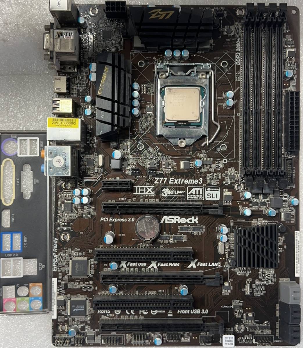 M10212 中古良品マザーボードセット Corei5-3570 CPU搭載+Asrock－Z77
