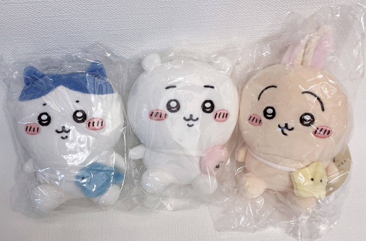  ちいかわ お出かけ楽しみ お座りミニぬいぐるみ ちいかわ ハチワレ うさぎ(その他)｜売買されたオークション情報、yahooの商品情報をアーカイブ公開 - オークファン その他