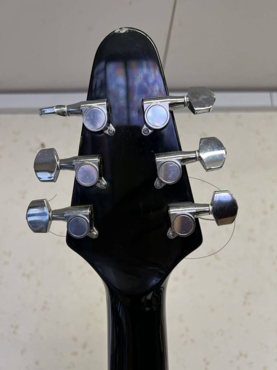 AK7369○フライングV 型 エレキギター ブランド不明 中古 ジャンク品