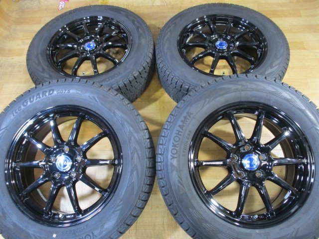  溝十分有り 綺麗 CX-5 CX-8 T32 エクストレイル CR-V レガシィ アウトバック 他 ホイール スタッドレス 4本 17インチ 225/65R17 ヨコハマ(スタッドレスタイヤ)｜売買されたオークション情報、yahooの商 5穴