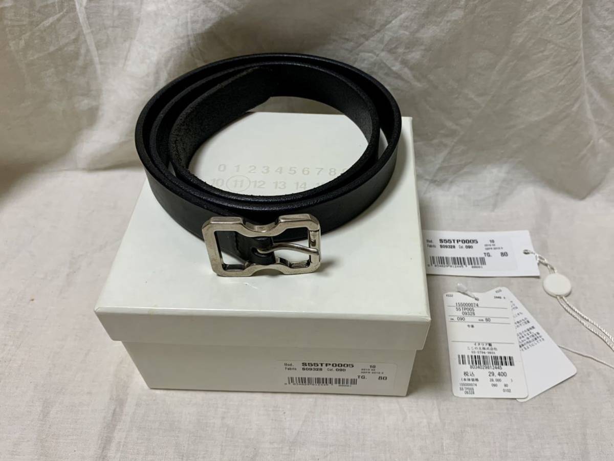 Maison Martin Margiela マルタンマルジェラ ナロー ベルト 80 ここのえ 名作 希少 11 14 10 010 マルジェラ ビンテージ アーティザナル