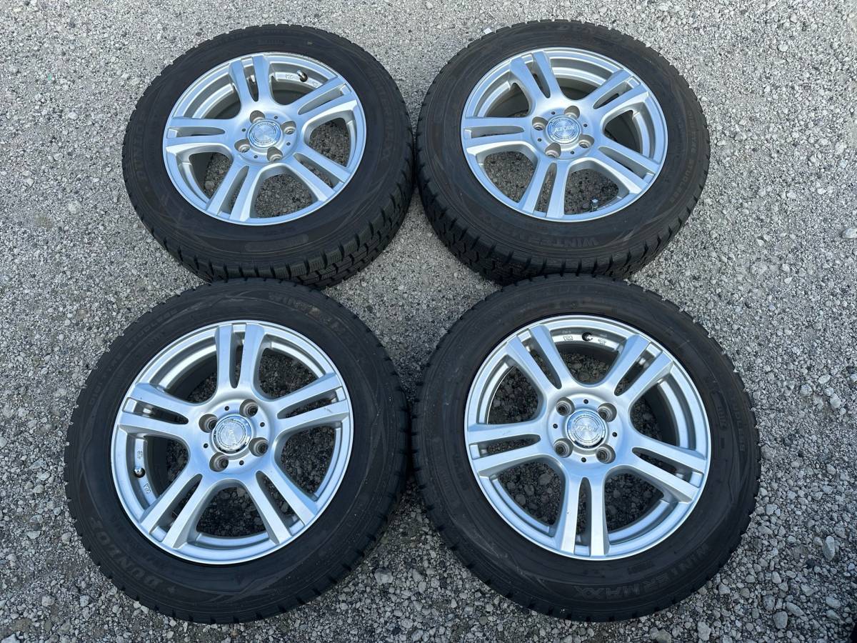  バリ山 15インチ ホイール スタッドレス 175/65R15 +45 100 4H アクア フィールダー ポルテ キューブ 2(スタッドレスタイヤ)｜売買されたオークション情報、yahooの商品情報をアーカイブ公開 - オー 4穴