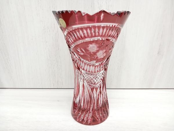 BOHEMIA 花瓶 ボヘミアクリスタル 未使用 Cristal（花瓶）のフリマ