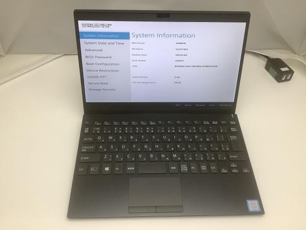 ジャンク!SONY VJPJ11C12N○Core i7 8565U 1.8G 16G 256G SSD