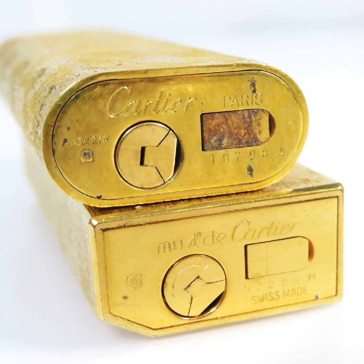 1円～ おたからや☆se286 ライター Cartier カルティエ まとめて ガスライター オーバル/五角/ゴールド 着火未確認 喫煙具 Cartier | Santos