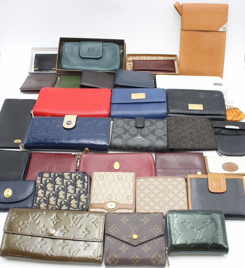 【行董】 ブランド財布まとめ CELINE セリーヌ Dior ディオール Cartier カルティエ COACH コーチ DUNHILL ダンヒル 他 AC356BOT59