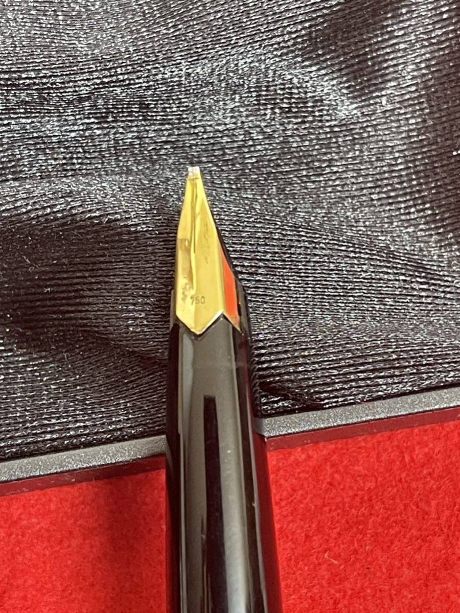 モンブラン750 18k無垢の軸 ペン先EF モンブラン750 18k無垢の軸 ペン