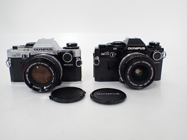 OLYMPUS オリンパス フィルム一眼 OM-10 シルバー・ブラック レンズ付