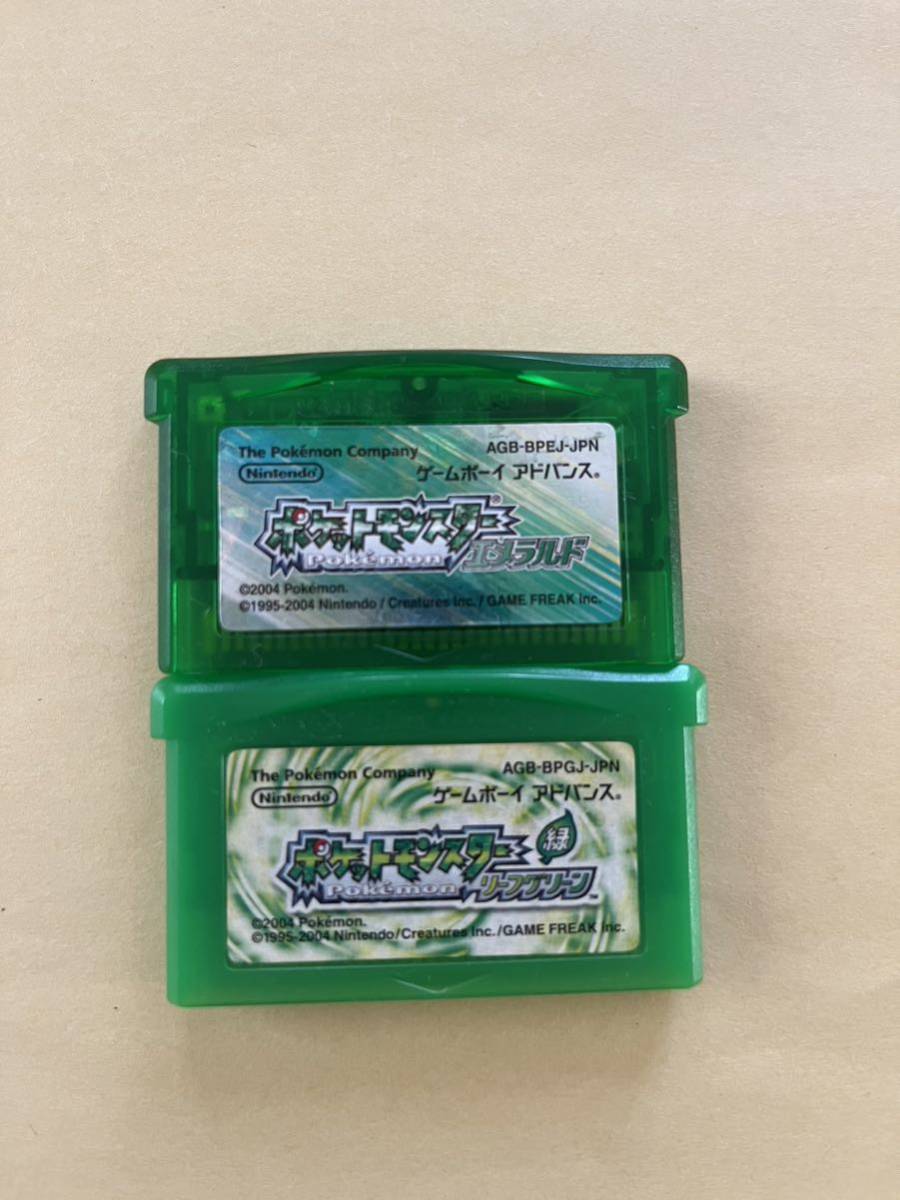 エメラルド ポケットモンスター GBA リーフグリーン ゲームボーイ