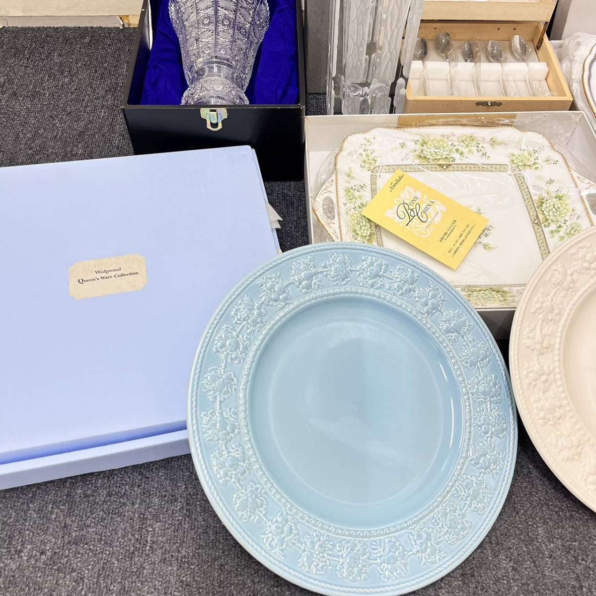 WEDGWOOD CUCKOO ウェッジウッド カッコー プレート 4枚 セット Bone