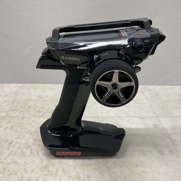 1円〜 サンワ RC MT-44 送信機 TX-471 ピアノブラックVer. 受信機