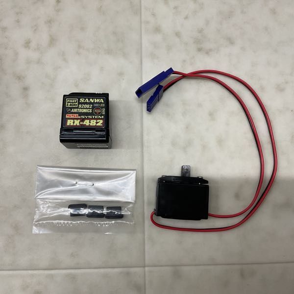 1円〜 サンワ RC MT-44 送信機 TX-471 ピアノブラックVer. 受信機