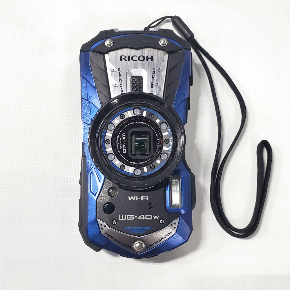 RICOH WG-40W ホワイト 防水・耐衝撃デジタルカメラ Wi-Fi機能付