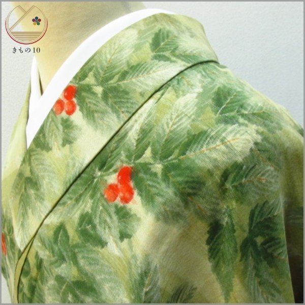 ★着物10★ 1円 絹 着物 アンティーク 銘仙 袷 身丈146cm 裄63cm [同梱可] ☆☆